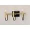 Maxim Lighting Sullivan 3-Light " Wide Black / Gold Vanity Light 10253BKGLD - alternate 2